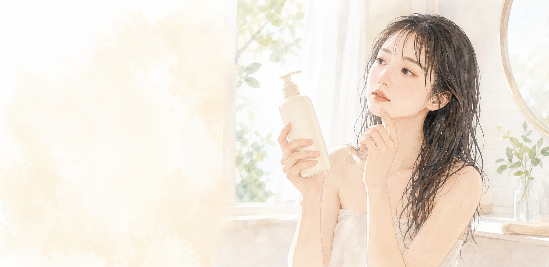 夏はコンディショナーをやめた方がいい？